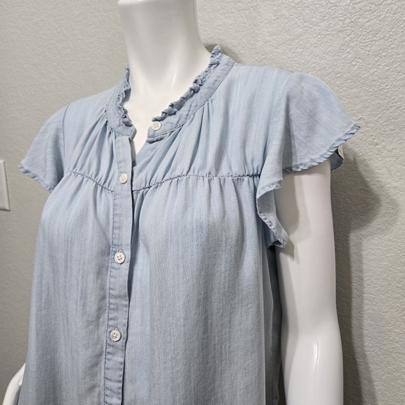 Rails The Ruthie Light Blue  Top Size M - Picture 12 of 13
